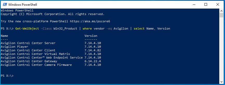 List Installed ACC Software with PowerShell and Command Line