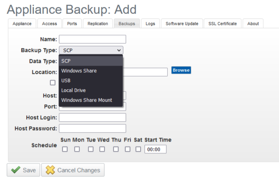 ACM - Backup to Windows Share Folder Generates a 0 Bytes File