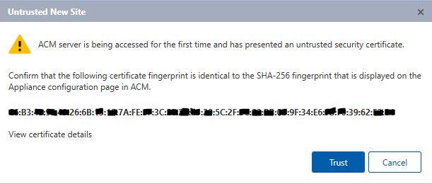 ACC - Steps To Do In ACC Before Upgrading ACM