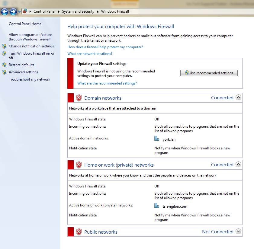 Windows Firewall Best Practices