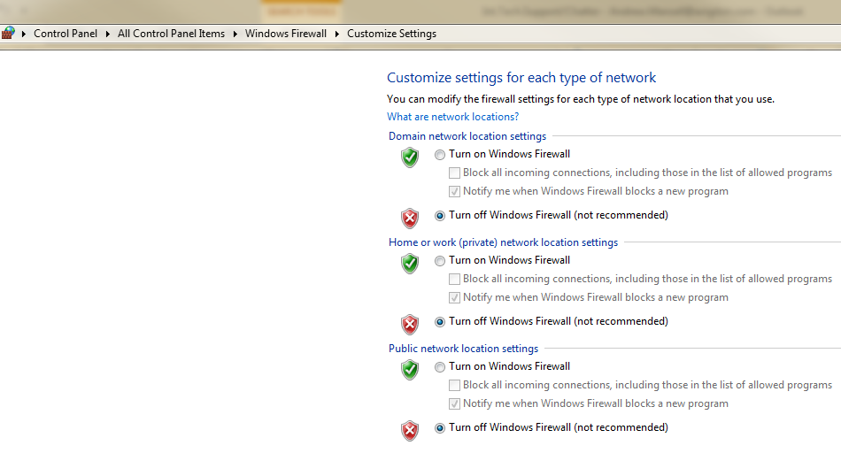 Windows Firewall Best Practices