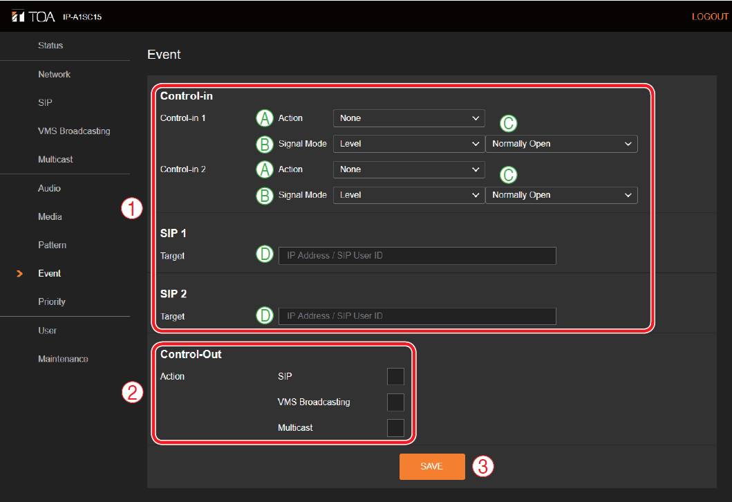 How to Configure Events in an ACC-SPEAKER via Hardwired Input