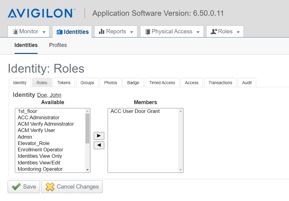 ACM - ACC: Unification Door Grant Delegations in ACM