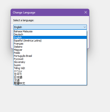 IndigoVision Control Center Change Software Language