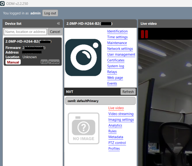 Verifying ONVIF S via ODM: Troubleshooting a Camera That Won’t Connect ...