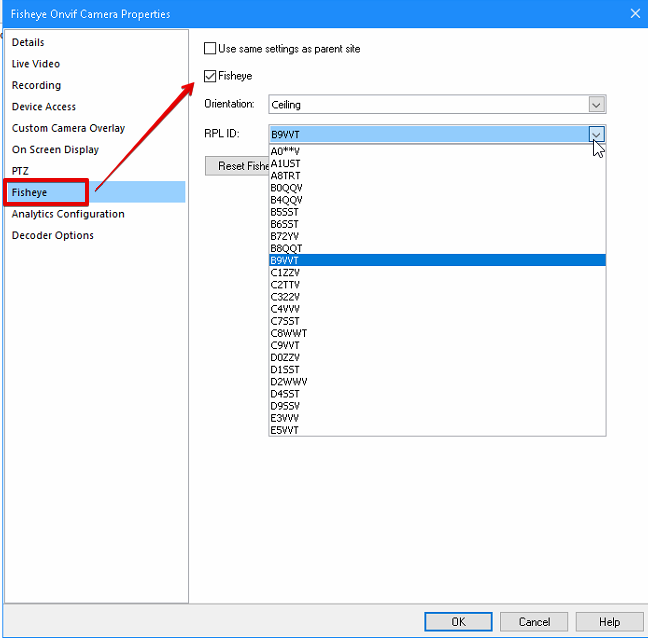IndigoVision Control Center Dewarping Support for Fisheye Cameras