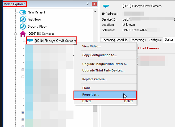 IndigoVision Control Center Dewarping Support for Fisheye Cameras