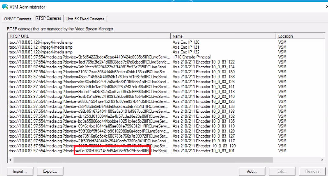 How to add cameras from Camera Gateway to Video Stream Manager