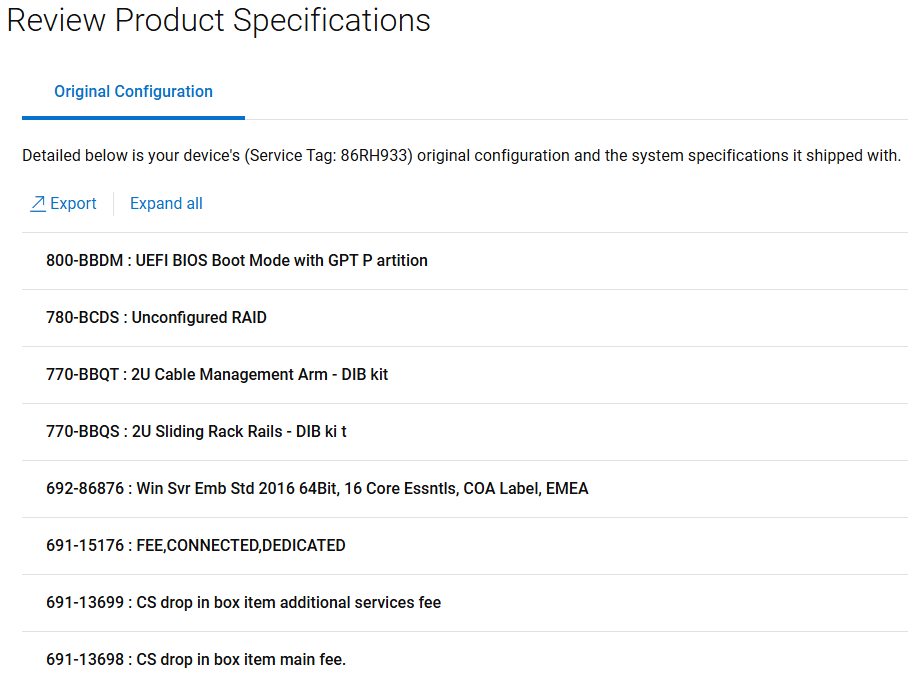 How to get Dell server hardware information