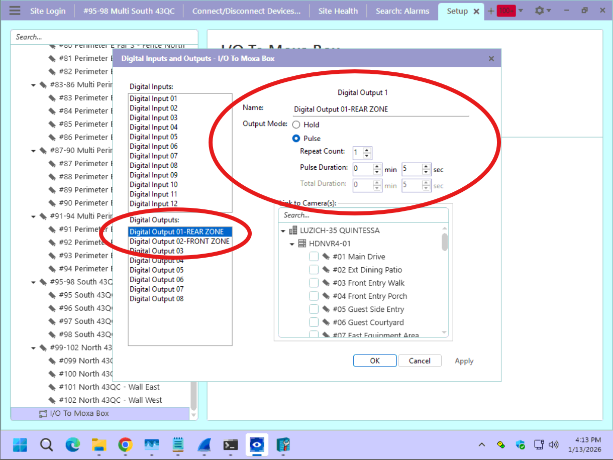 Moxa/ACC configuration Setup
