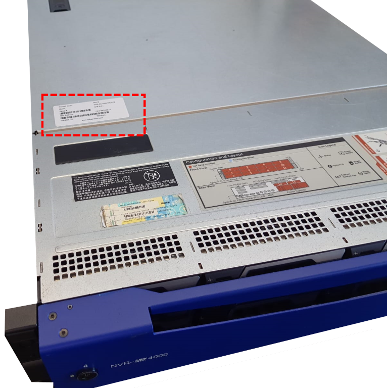 IndigoVision NVR-AS 4000 Raising a Case for Hardware Issues