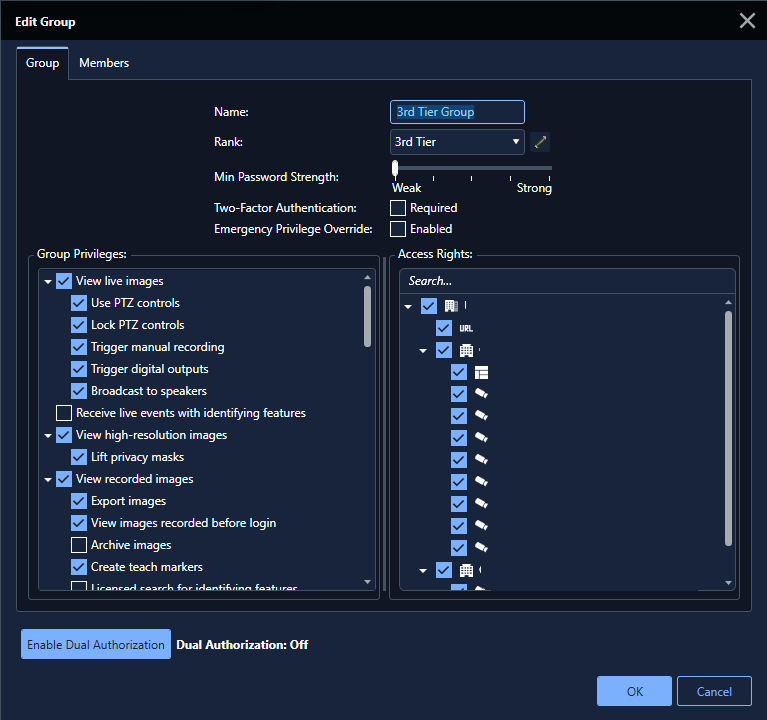 Using hierarchy to Limit access as well as camera view